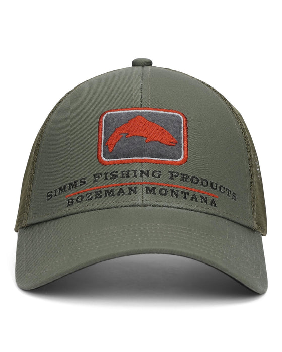 Simms Trout Icon Trucker Hat - Smokey Olive