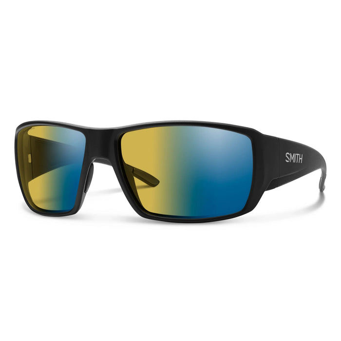 Smith Optics Guides Choice Matte Black Chromapop Glass Polarchromic Yellow Blue Mirror