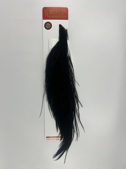 Whiting Bronze Dry Fly Half Cape Black