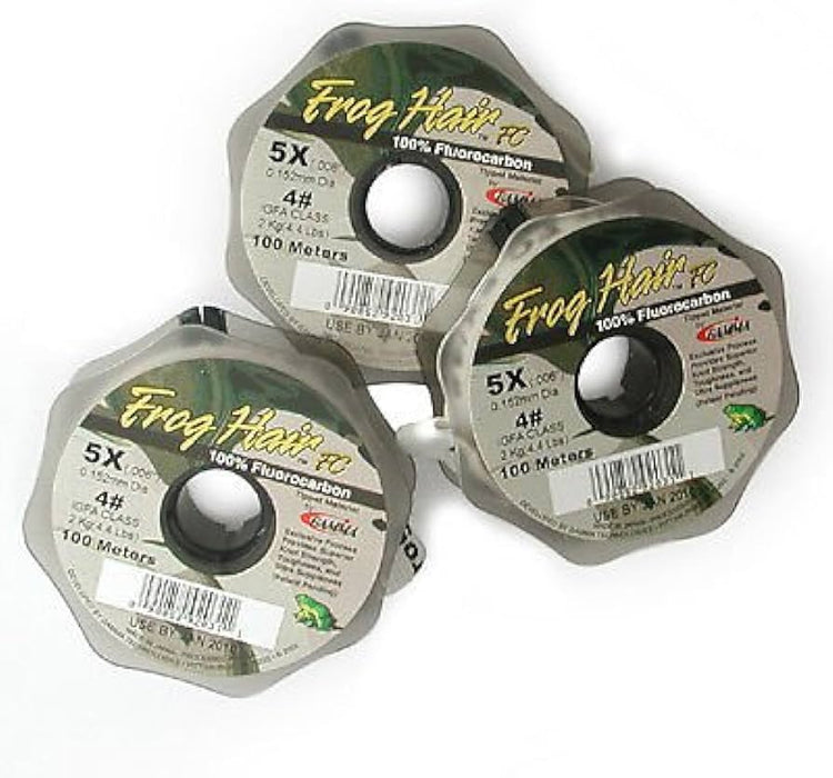 Frog Hair Fluorocarbon Tippet Bulk 100M Rolls