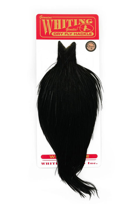 Whiting Bronze Dry Fly Cape Black