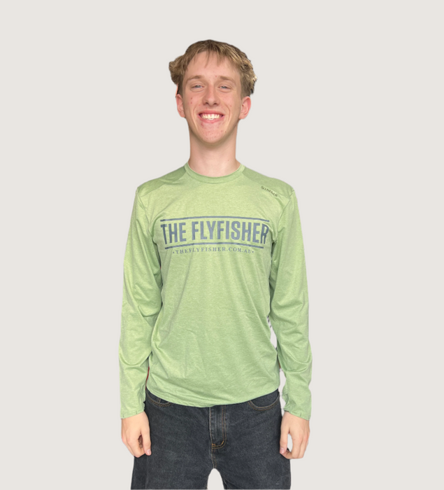Simms Custom Solarflex Crew Shirt Field Heather // The FlyFisher