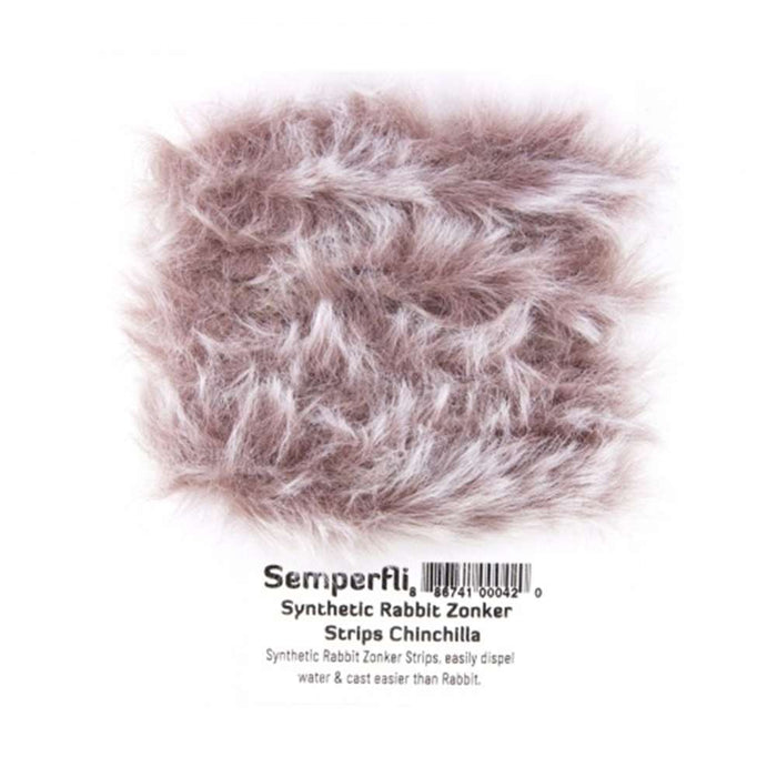 Semperfli Synthetic Rabbit Zonker Chinchilla
