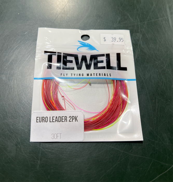 Tiewell Hand Tied Euro Nymphing Leader 30ft.