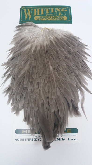 Whiting Hen Saddle Natural Dun