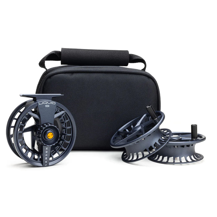 Lamson Liquid S Reel & 2 Bonus Spools (3 Pack)