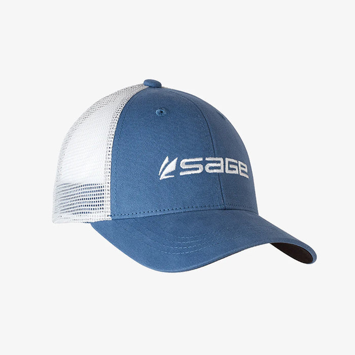 Sage Mesh Back Blue Trucker