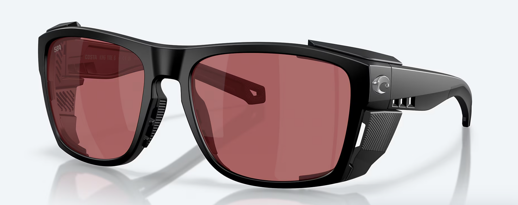 Costa Del Mar King Tide 6 Matte Black Rose 580G Sunglasses