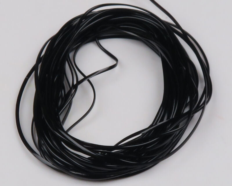 Hareline Vinyl Rib Medium Black