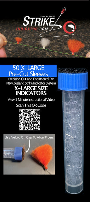 New Zealand Strike Indicator Tool XL Pre-Cut Sleeves
