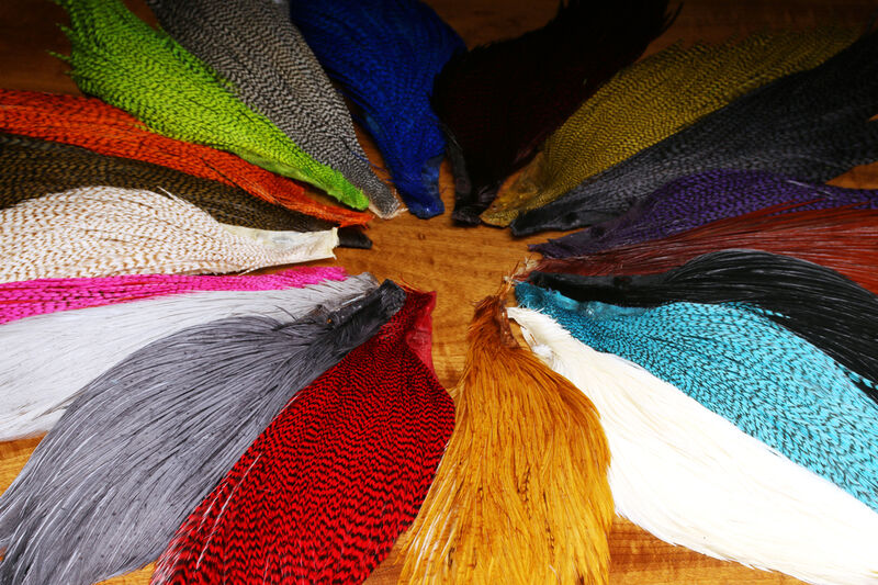 Hareline Half Rooster Cape (Assorted Colours)