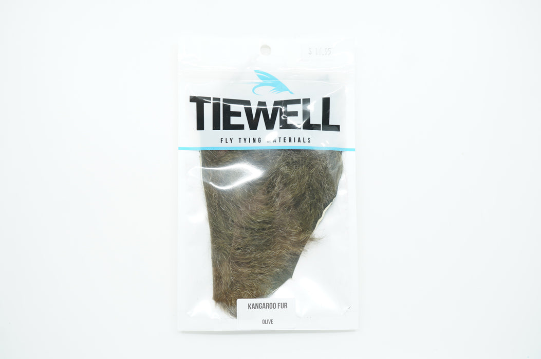 Tiewell Kangaroo Fur Patch Olive
