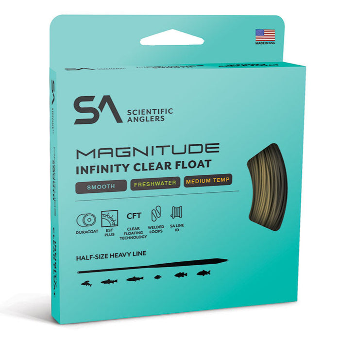 Scientific Anglers Magnitude Smooth Infinity Clear Tip Floating Freshwater Fly Line