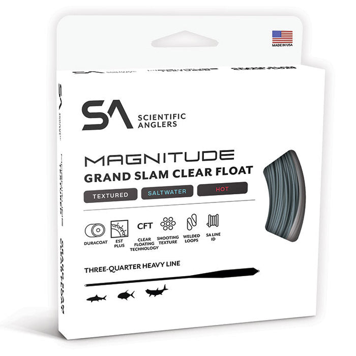 Scientific Anglers Magnitude Textured Grand Slam 10' Clear Floating Tip Fly Line
