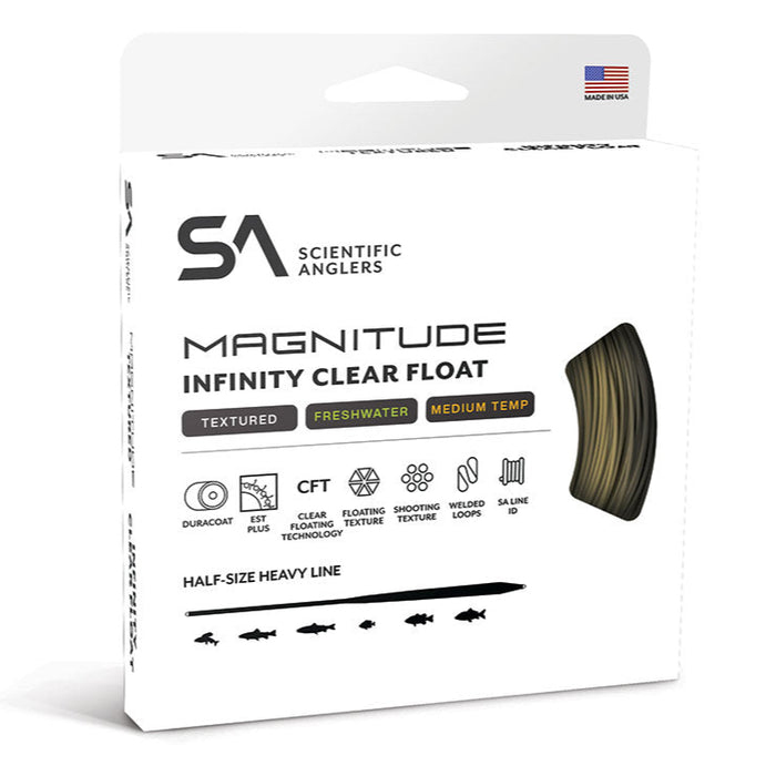 Scientific Anglers Magnitude Textured Infinity Full Clear Floating Freshwater Fly Line