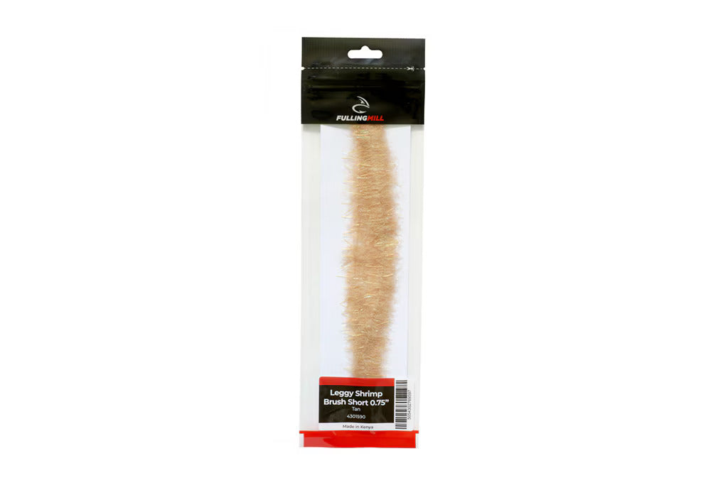 Fulling Mill Leggy Shrimp Brush Short 0.75" (Assorted Colours)