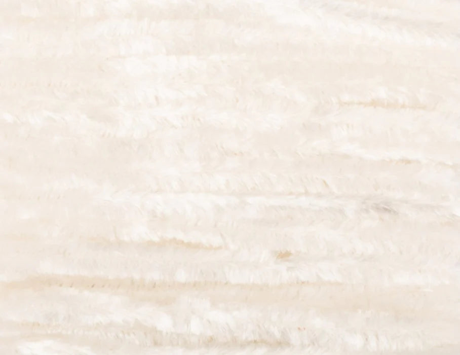 Wapsi Rayon Chenille Medium White
