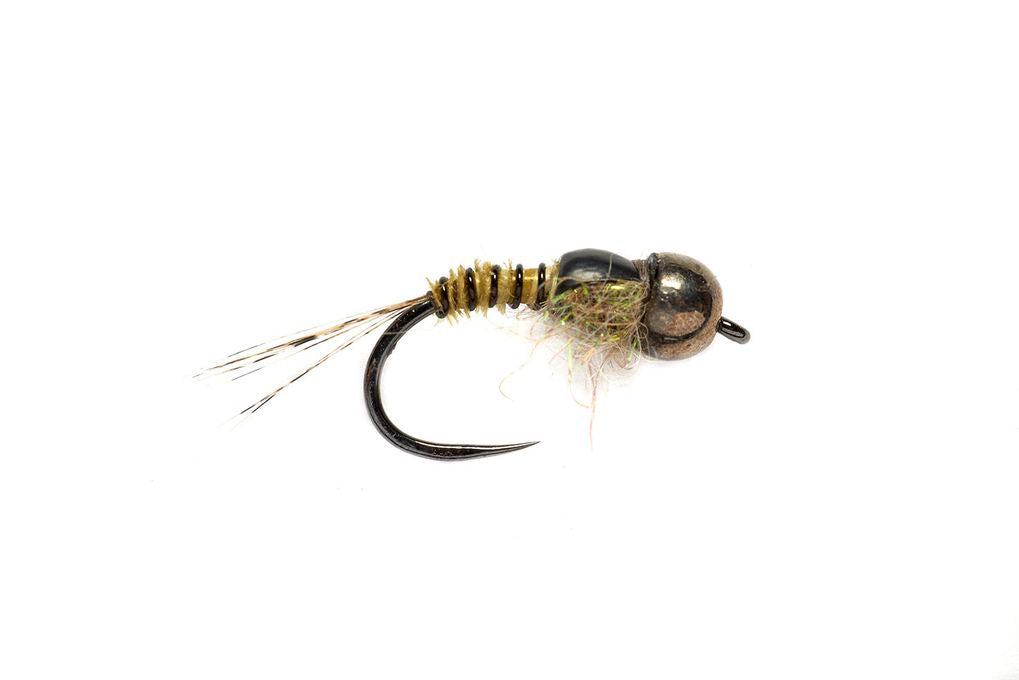 Olive Quill Nymph Black Barbless