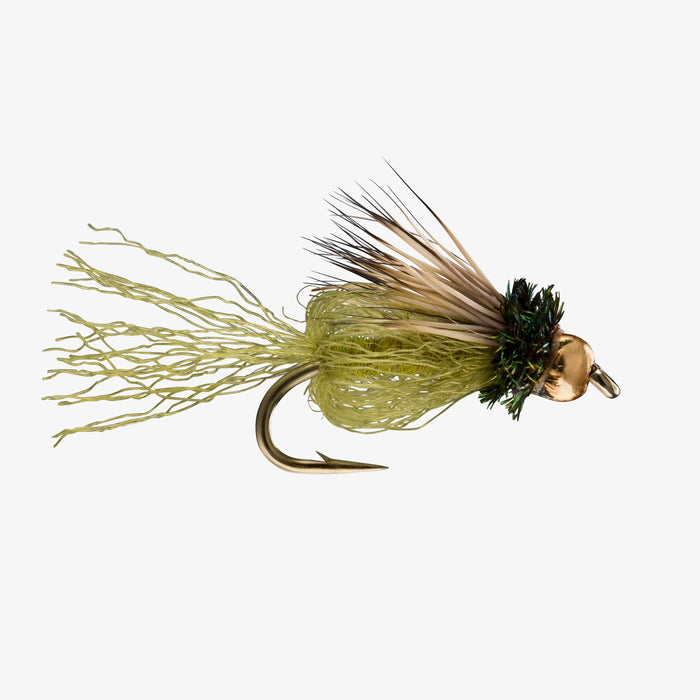 Olive Sparkle Pupa Bead