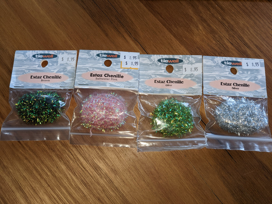 Tiewell Estaz Chenille Assorted Colours