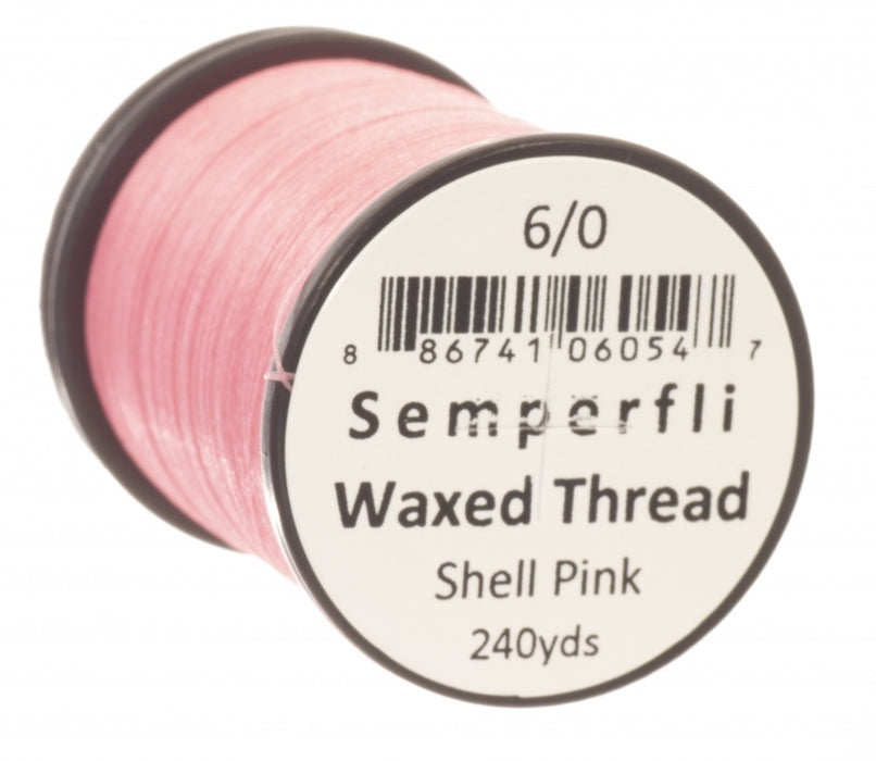 Semperfli Classic Waxed Thread Shell Pink