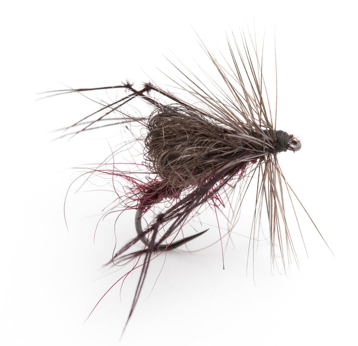 Barbless Bassano Loop Wing Claret Hopper