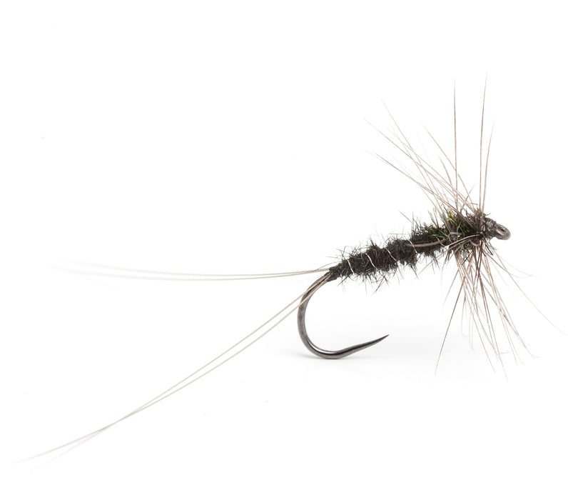 Bassano Black Spinner (Barbless)