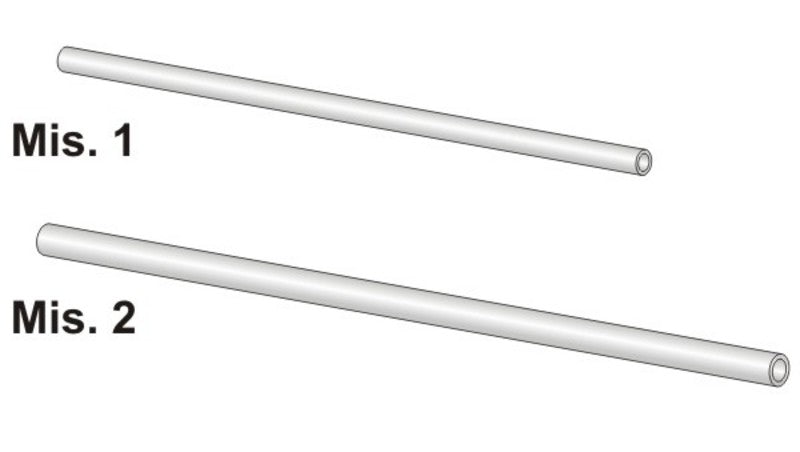 Stonfo Clear Rigid Plastic Tubes