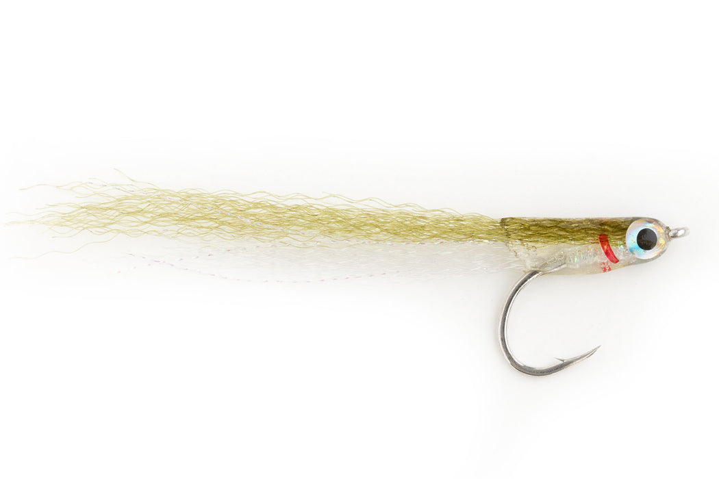 Beech Olive & White Surf Candy #1/0-2/0