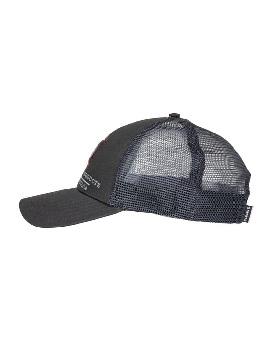 Simms Trout Icon Trucker Regiment Camo Carbon