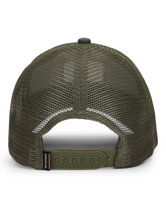 Simms Trout Icon Trucker Hat - Smokey Olive