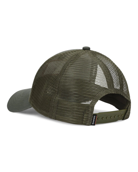 Simms Trout Icon Trucker Hat - Smokey Olive