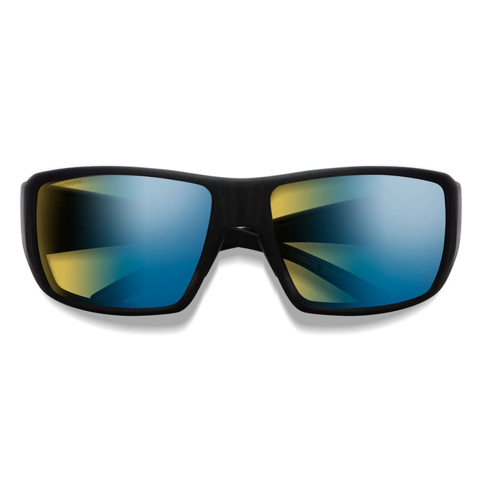 Smith Optics Guides Choice Matte Black Chromapop Glass Polarchromic Yellow Blue Mirror