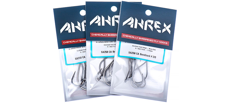 Ahrex SA258 CA Bendback Fly Hooks