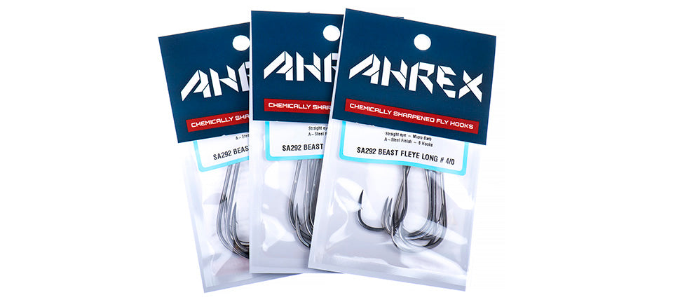 Ahrex SA292 Beast Fleye Long Fly Hooks