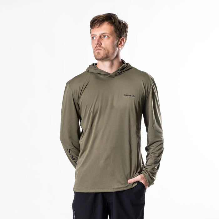 Simms Graphic Solartech Hoody Brown Trout Medium
