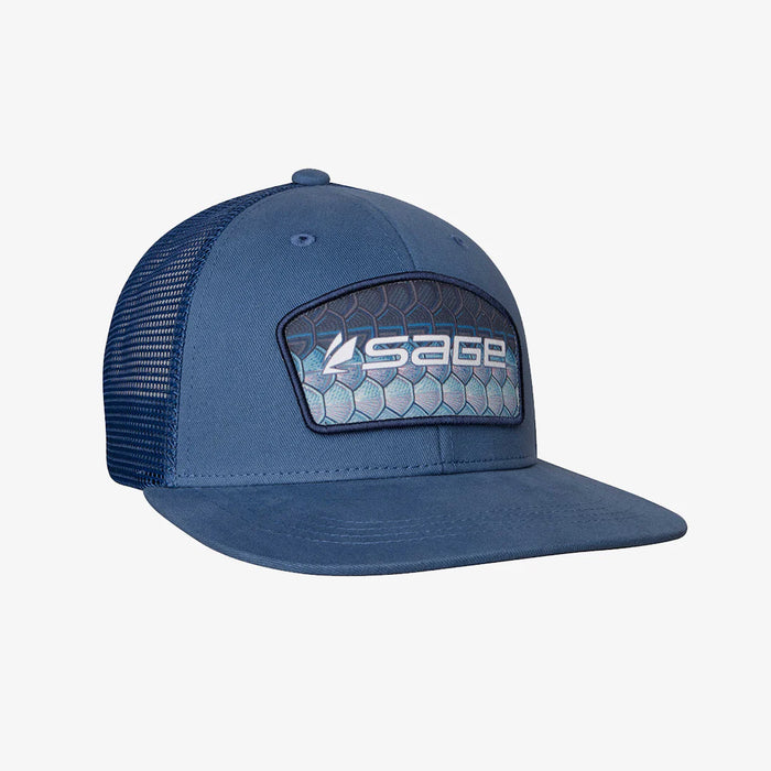 Sage Patch Blue Tarpon Trucker