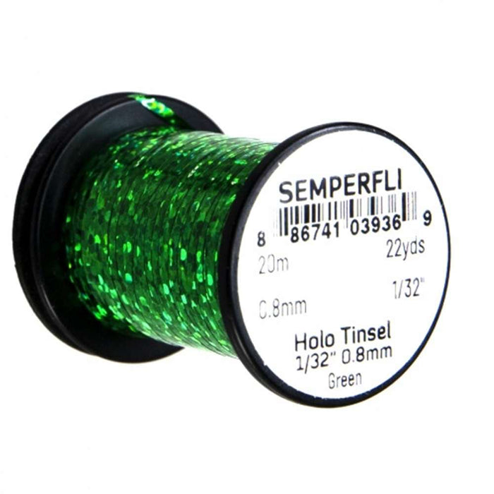 Semperfli Holographic Tinsel 1/32" (Assorted Colours)