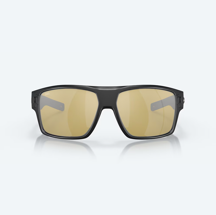 Costa Del Mar Diego Matte Black Sunrise Silver Mirror 580G Sunglasses