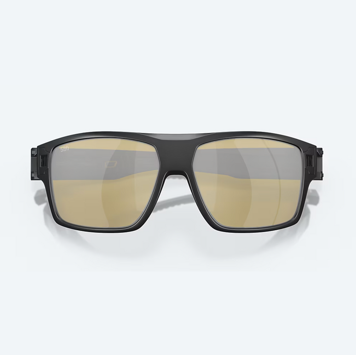 Costa Del Mar Diego Matte Black Sunrise Silver Mirror 580G Sunglasses