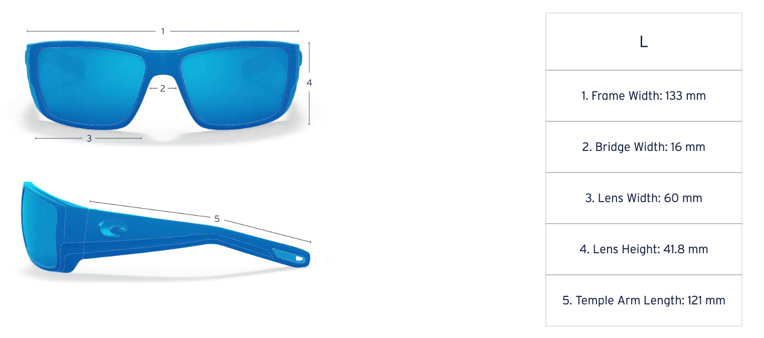 Costa Del Mar Fantail Pro Matte Black Sunrise Silver Mirror 580G Sunglasses