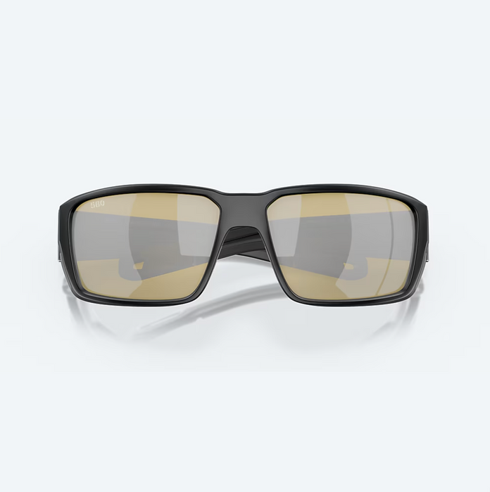 Costa Del Mar Fantail Pro Matte Black Sunrise Silver Mirror 580G Sunglasses