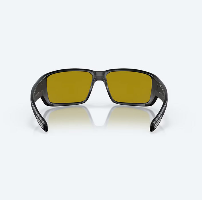 Costa Del Mar Fantail Pro Matte Black Sunrise Silver Mirror 580G Sunglasses