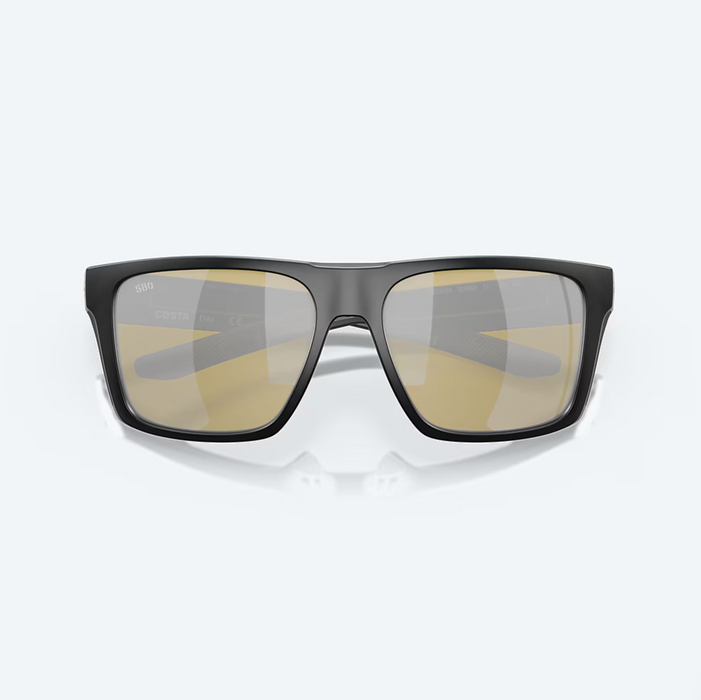 Costa Del Mar Lido Matte Black Sunrise Silver Mirror 580G Sunglasses