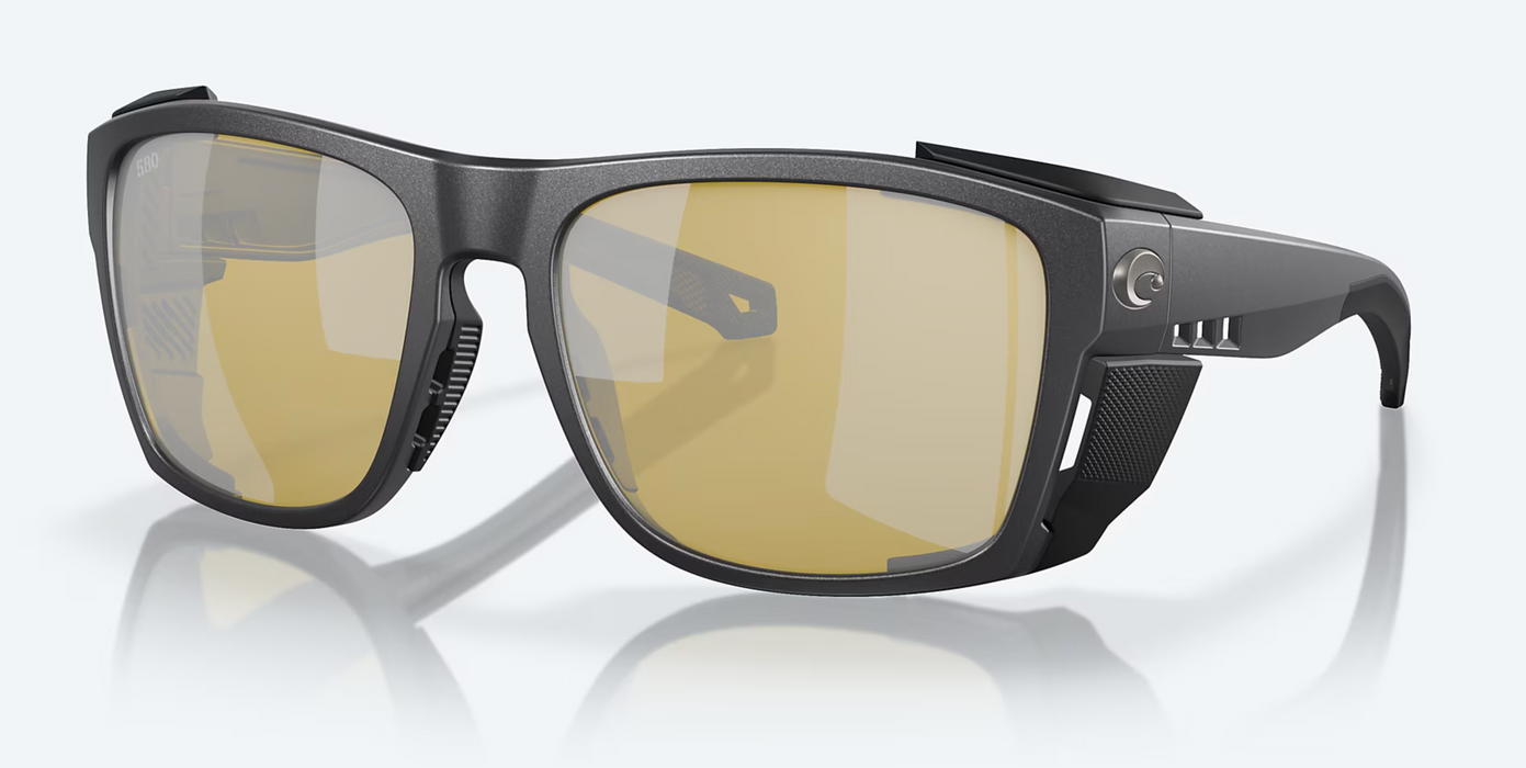 Costa Del Mar King Tide 6 Black Pearl Sunrise Silver Mirror 580G Sunglasses