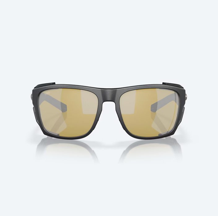 Costa Del Mar King Tide 6 Black Pearl Sunrise Silver Mirror 580G Sunglasses