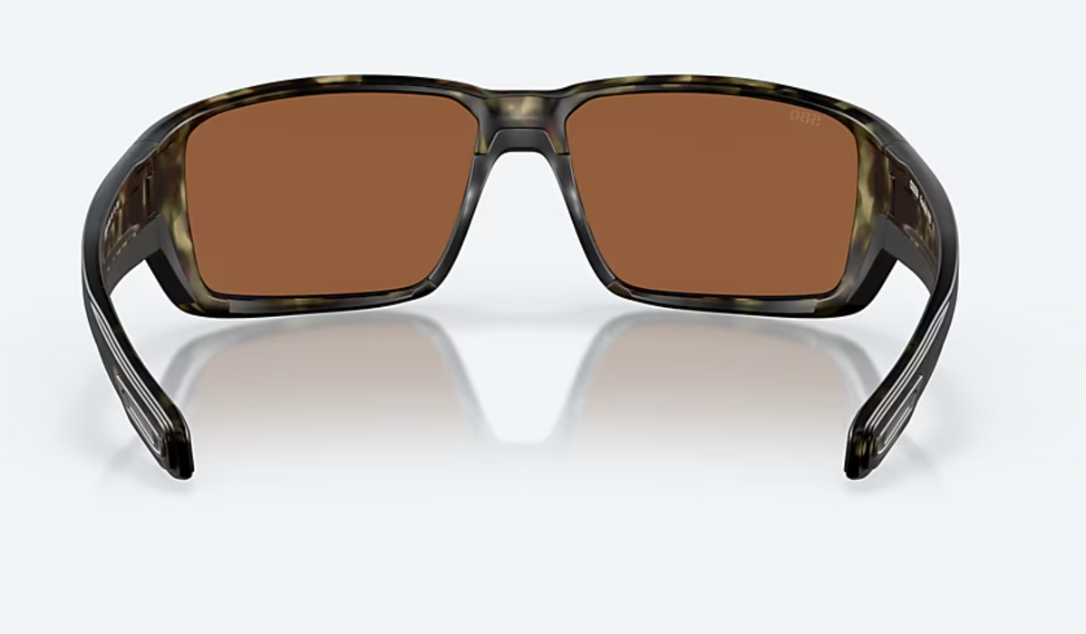 Costa Del Mar Fantail Pro Matte Wetlands Copper Silver Mirror 580G Sunglasses