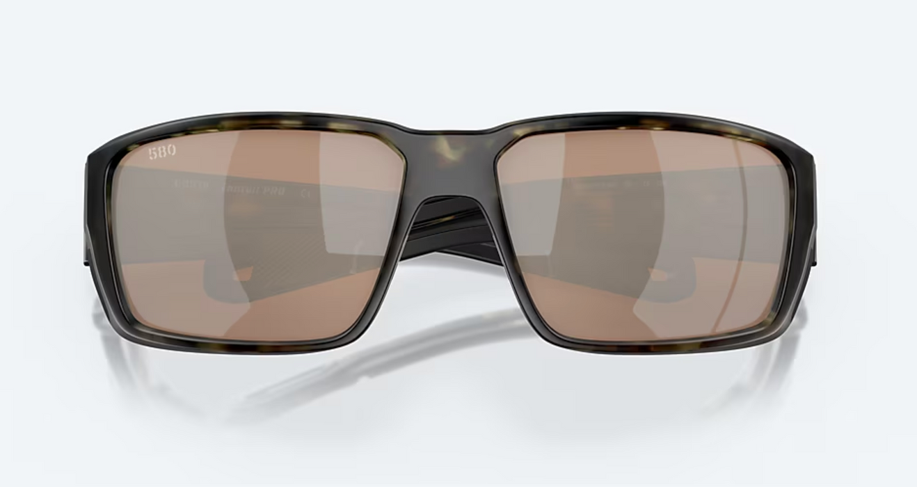 Costa Del Mar Fantail Pro Matte Wetlands Copper Silver Mirror 580G Sunglasses