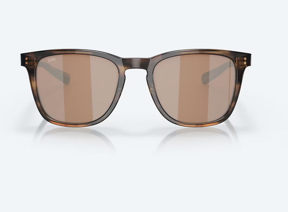 Costa Del Mar Sullivan Salt Marsh Copper Silver Mirror 580G Sunglasses