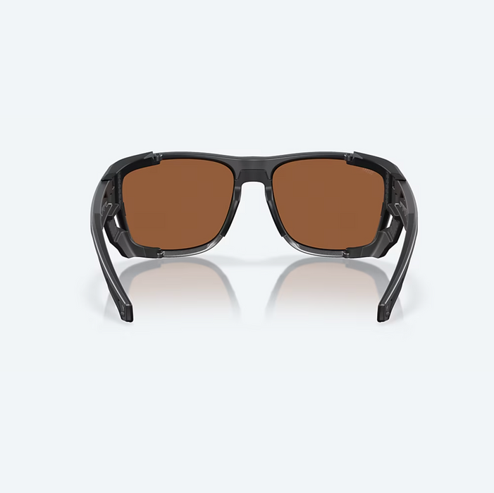 Costa Del Mar King Tide 6 Black Pearl Copper Silver Mirror 580G Sunglasses